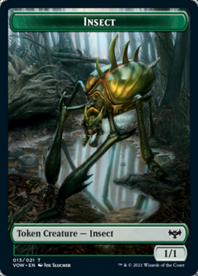 Insect Token [Innistrad: Crimson Vow Tokens] | Jack's On Queen