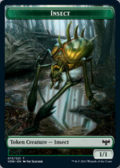 Insect // Spirit (002) Double-sided Token [Innistrad: Crimson Vow Tokens] | Jack's On Queen