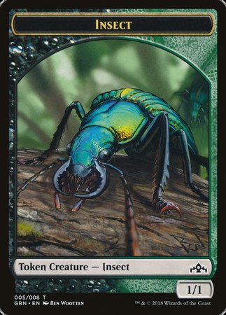 Insect Token [Guilds of Ravnica Tokens] | Jack's On Queen