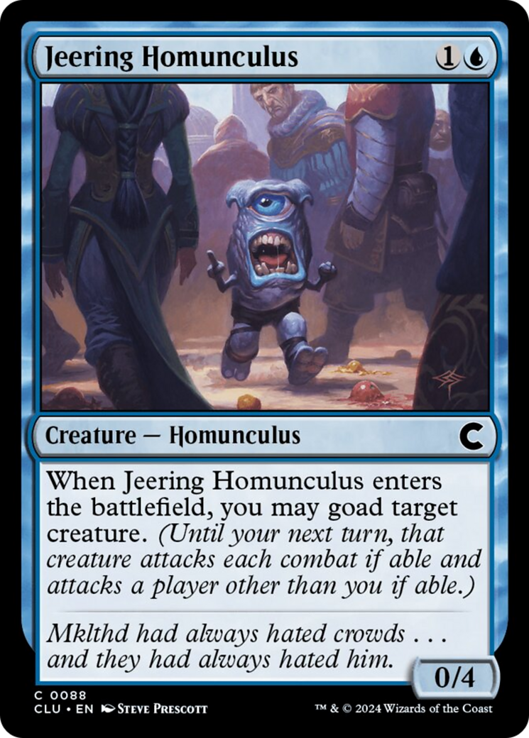 Jeering Homunculus [Ravnica: Clue Edition] | Jack's On Queen