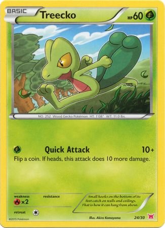 Treecko (24/30) [XY: Trainer Kit 2 - Latias] | Jack's On Queen