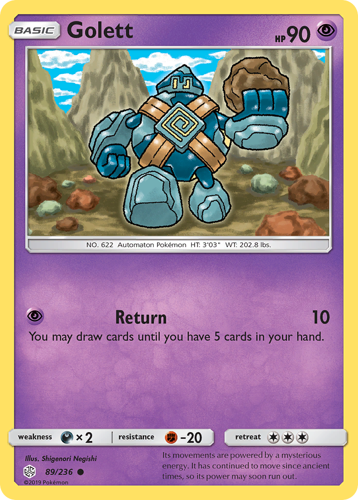 Golett (89/236) [Sun & Moon: Cosmic Eclipse] | Jack's On Queen