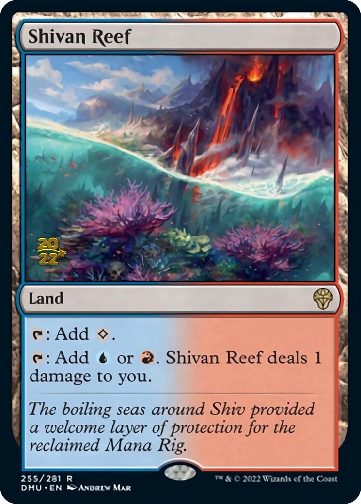 Shivan Reef [Dominaria United Prerelease Promos] | Jack's On Queen