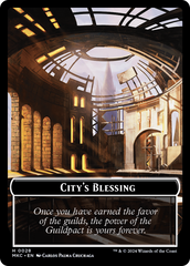 City's Blessing // Human Soldier Double-Sided Token [Murders at Karlov Manor Commander Tokens] | Jack's On Queen