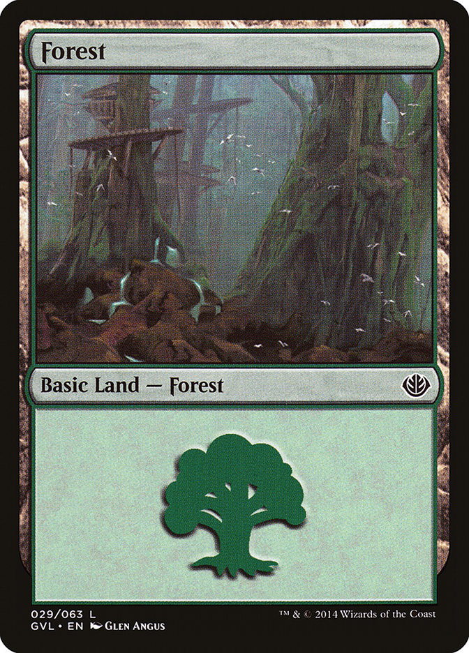 Forest (29) (Garruk vs. Liliana) [Duel Decks Anthology] | Jack's On Queen