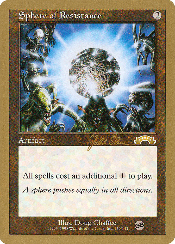 Sphere of Resistance (Jakub Slemr) (SB) [World Championship Decks 1999] | Jack's On Queen