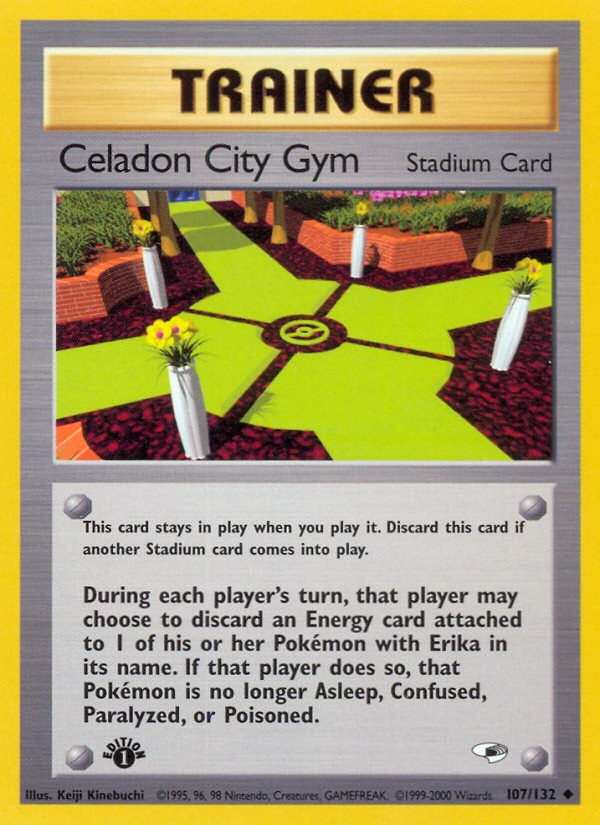 Celadon City Gym (107/132) [Gym Heroes 1st Edition] | Jack's On Queen