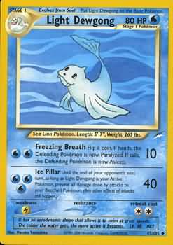 Light Dewgong (45/105) [Neo Destiny Unlimited] | Jack's On Queen