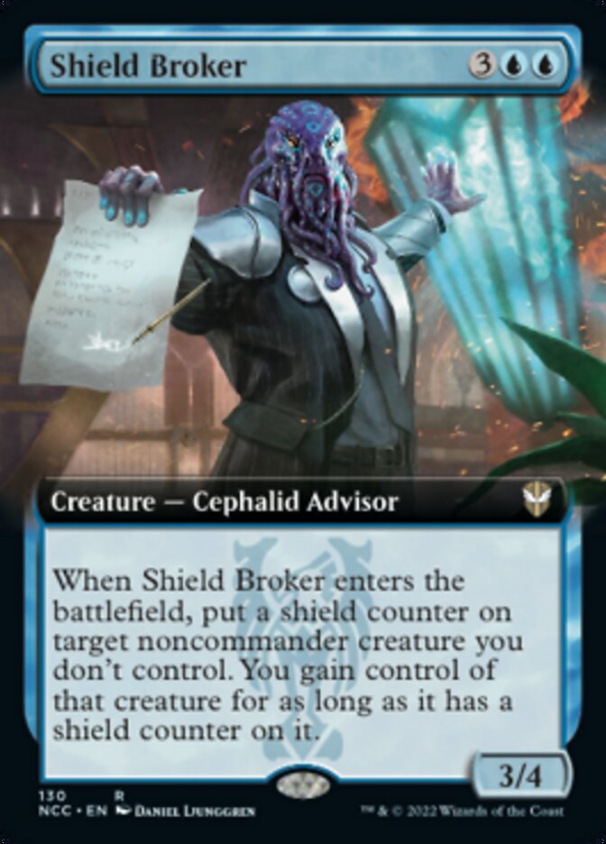 Shield Broker (Extended Art) [Streets of New Capenna Commander] | Jack's On Queen