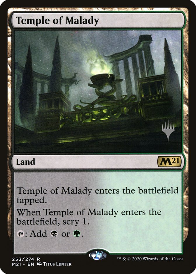 Temple of Malady (Promo Pack) [Core Set 2021 Promos] | Jack's On Queen