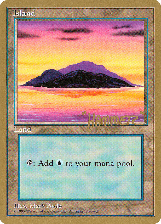 Island (shr368) (Shawn "Hammer" Regnier) [Pro Tour Collector Set] | Jack's On Queen