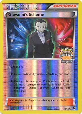 Giovanni's Scheme (138/162) (Championship Promo) [XY: BREAKthrough] | Jack's On Queen