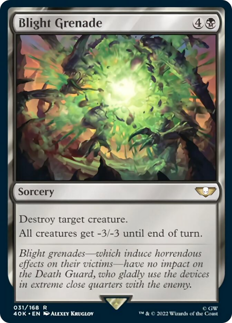 Blight Grenade (Surge Foil) [Universes Beyond: Warhammer 40,000] | Jack's On Queen