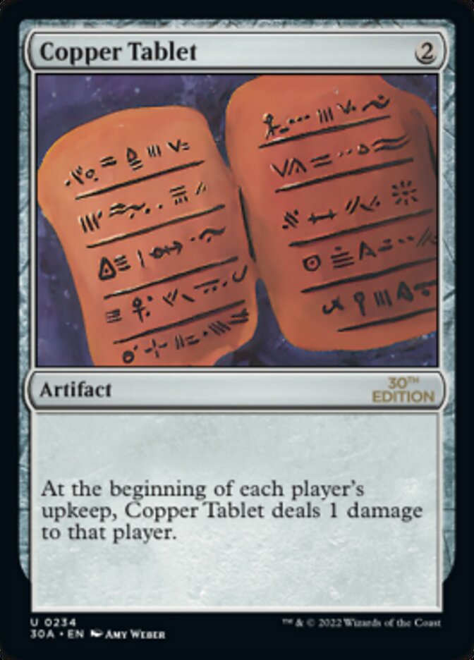 Copper Tablet [30th Anniversary Edition] | Jack's On Queen