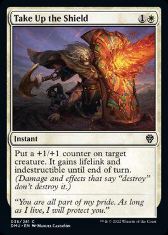 Take Up the Shield [Dominaria United] | Jack's On Queen