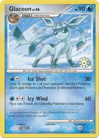 Glaceon (20/100) [Countdown Calendar Promos] | Jack's On Queen