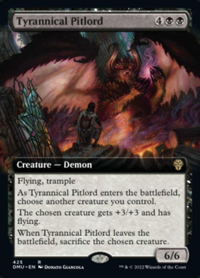 Tyrannical Pitlord (Extended Art) [Dominaria United] | Jack's On Queen