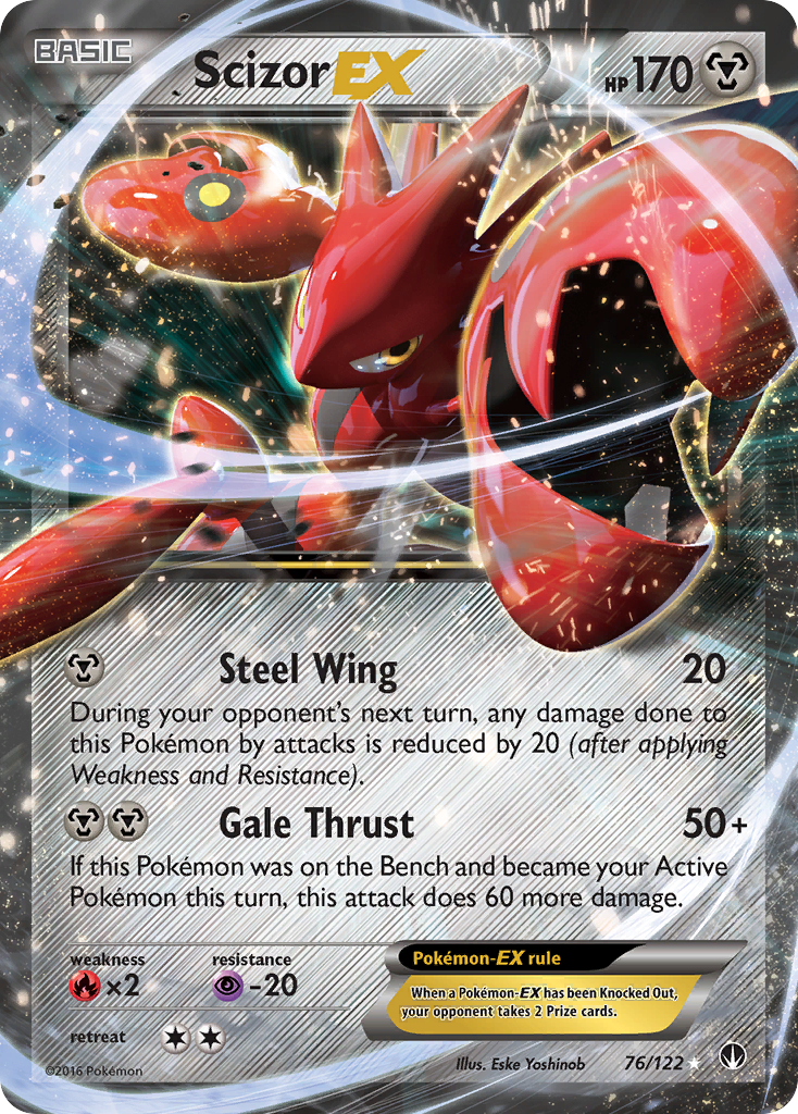 Scizor EX (76/122) [XY: BREAKpoint] | Jack's On Queen