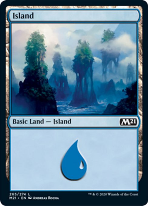 Island (265) [Core Set 2021] | Jack's On Queen