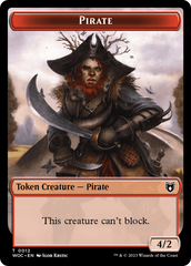 Pirate // Pegasus Double-Sided Token [Wilds of Eldraine Commander Tokens] | Jack's On Queen