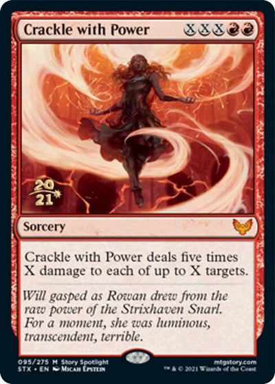 Crackle with Power [Strixhaven: School of Mages Prerelease Promos] | Jack's On Queen