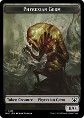 Phyrexian Germ // Myr Double-Sided Token [March of the Machine Commander Tokens] | Jack's On Queen