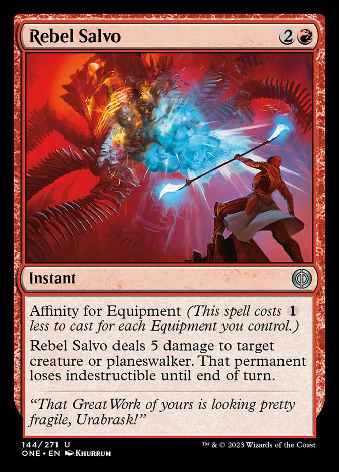 Rebel Salvo [Phyrexia: All Will Be One] | Jack's On Queen