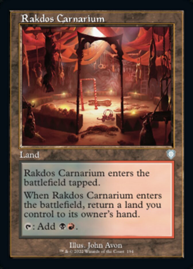 Rakdos Carnarium (Retro) [The Brothers' War Commander] | Jack's On Queen