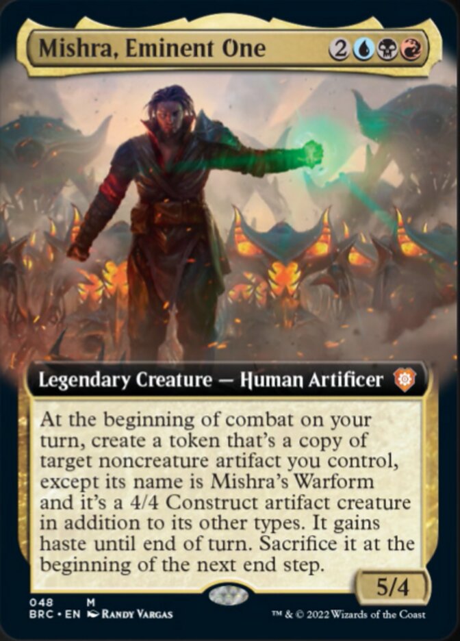 Mishra, Eminent One (Extended Art) [The Brothers' War Commander] | Jack's On Queen