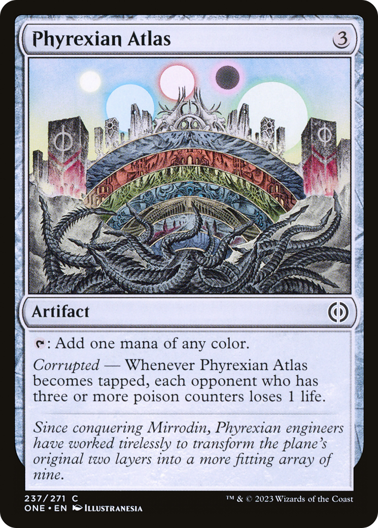 Phyrexian Atlas [Phyrexia: All Will Be One] | Jack's On Queen