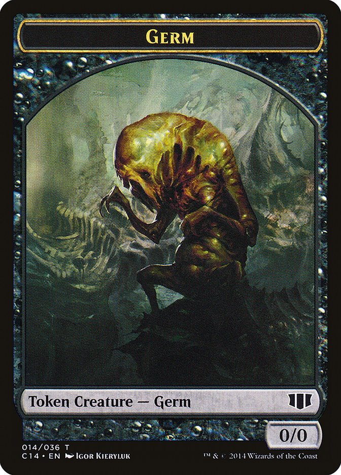 Stoneforged Blade // Germ Double-sided Token [Commander 2014 Tokens] | Jack's On Queen