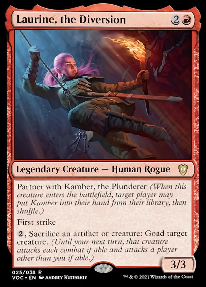 Laurine, the Diversion [Innistrad: Crimson Vow Commander] | Jack's On Queen
