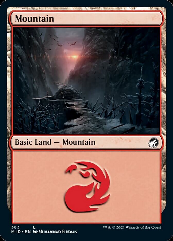 Mountain (383) [Innistrad: Midnight Hunt] | Jack's On Queen