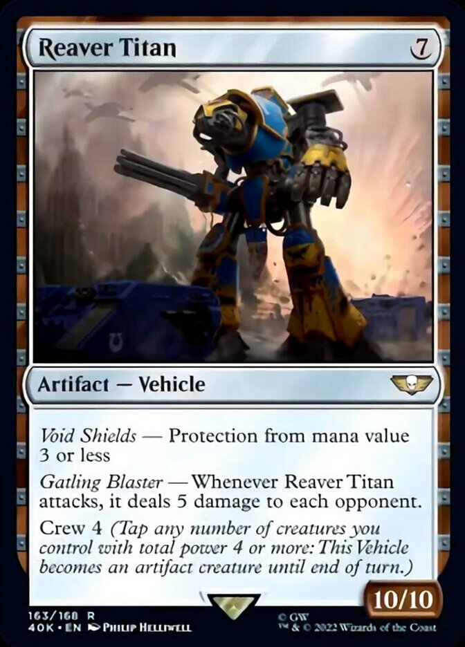 Reaver Titan (Surge Foil) [Universes Beyond: Warhammer 40,000] | Jack's On Queen