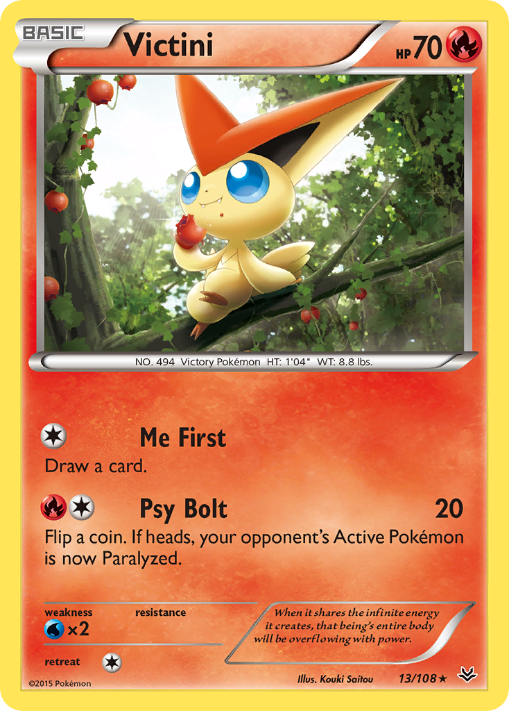 Victini (13/108) [XY: Roaring Skies] | Jack's On Queen