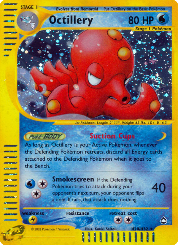 Octillery (H20/H32) [Aquapolis] | Jack's On Queen