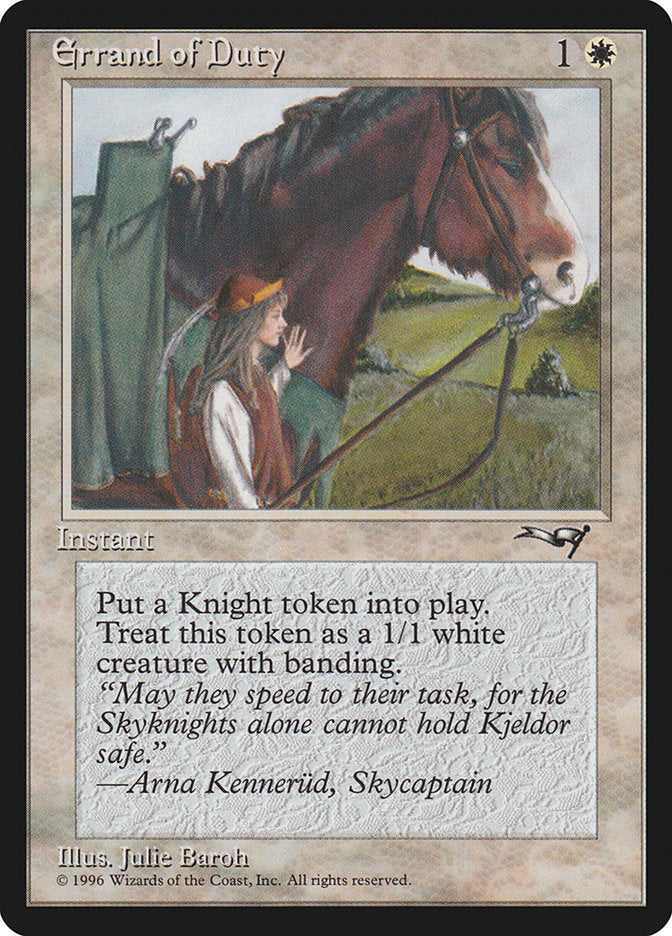 Errand of Duty (Horse) [Alliances] | Jack's On Queen
