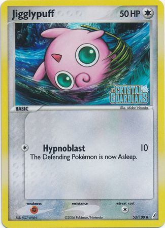 Jigglypuff (53/100) (Stamped) [EX: Crystal Guardians] | Jack's On Queen