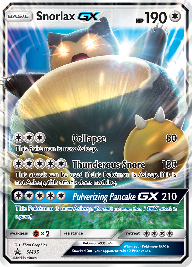 Snorlax GX (SM05) [Sun & Moon: Black Star Promos] | Jack's On Queen