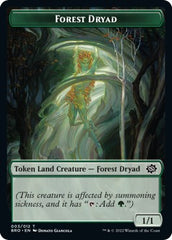 Powerstone // Forest Dryad Double-Sided Token [The Brothers' War Tokens] | Jack's On Queen