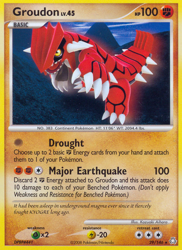 Groudon (29/146) [Diamond & Pearl: Legends Awakened] | Jack's On Queen