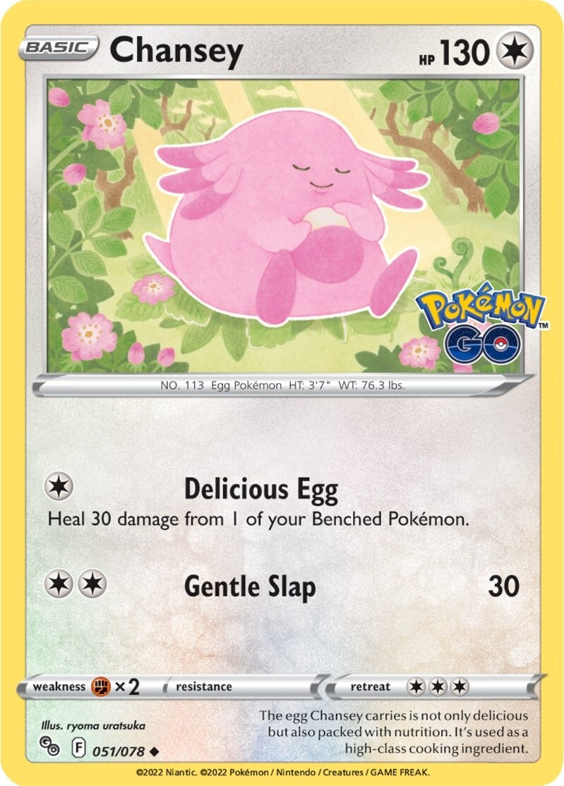 Chansey (051/078) [Pokémon GO] | Jack's On Queen