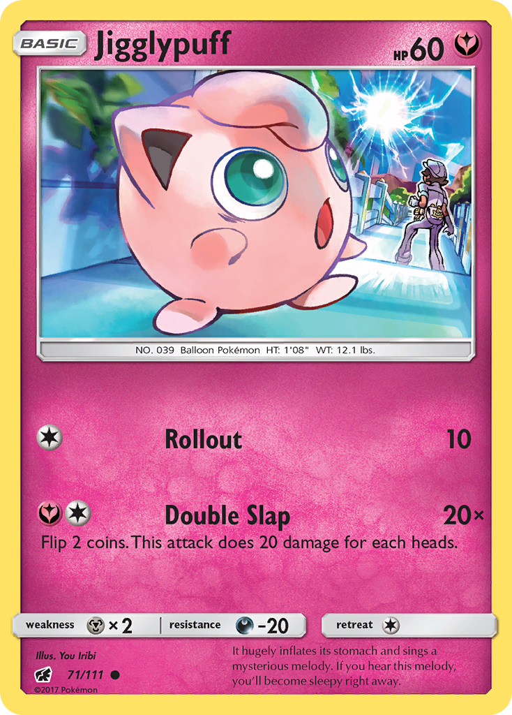 Jigglypuff (71/111) [Sun & Moon: Crimson Invasion] | Jack's On Queen