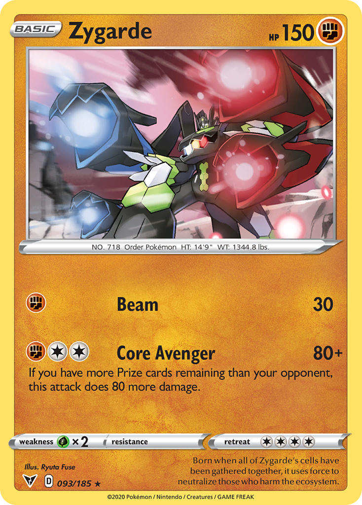 Zygarde (093/185) [Sword & Shield: Vivid Voltage] | Jack's On Queen