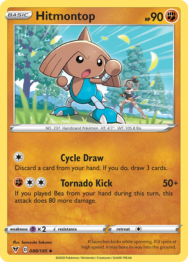Hitmontop (088/185) [Sword & Shield: Vivid Voltage] | Jack's On Queen