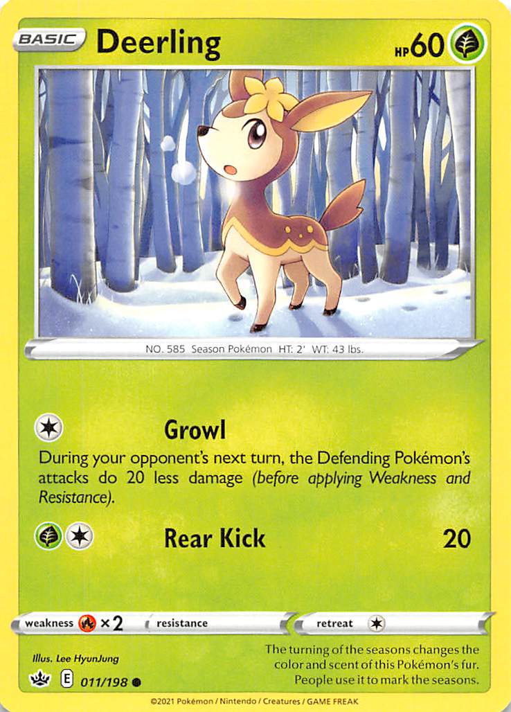 Deerling (011/198) [Sword & Shield: Chilling Reign] | Jack's On Queen