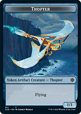 Pegasus // Thopter Double-Sided Token [Starter Commander Decks] | Jack's On Queen