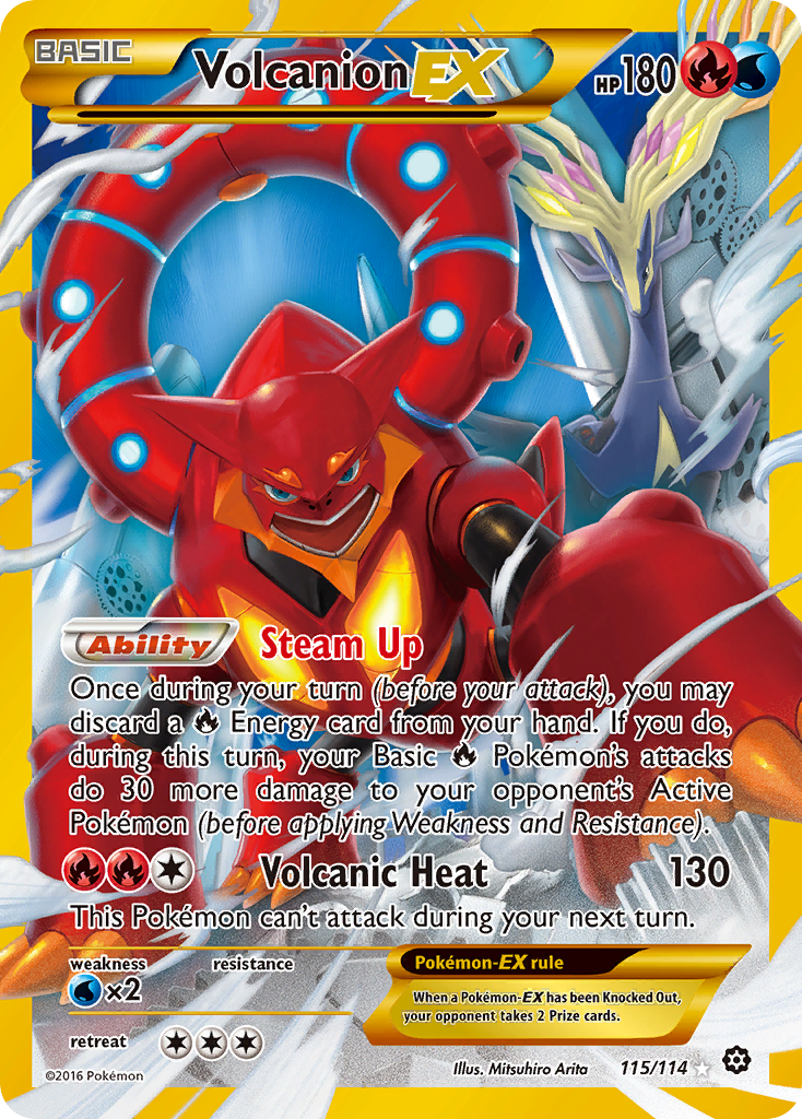 Volcanion EX (115/114) [XY: Steam Siege] | Jack's On Queen