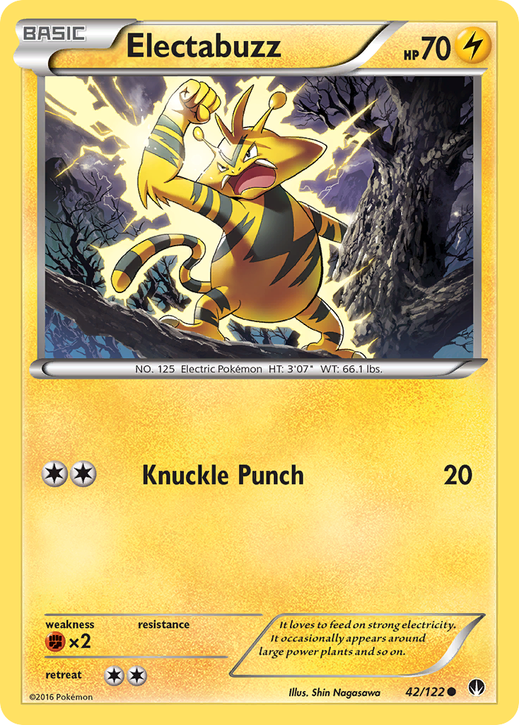 Electabuzz (42/122) [XY: BREAKpoint] | Jack's On Queen