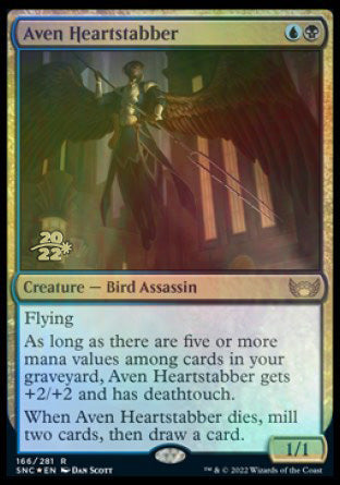 Aven Heartstabber [Streets of New Capenna Prerelease Promos] | Jack's On Queen